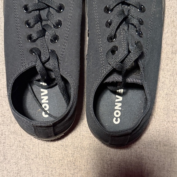 Converse Women's All-Black Sneakers - Picture 6 of 7